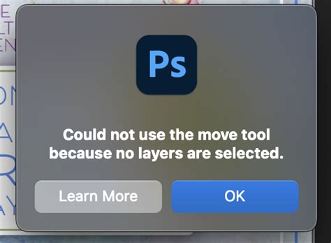 Photoshop Disable Could Not Use The Move Tool Be Page 2 Adobe