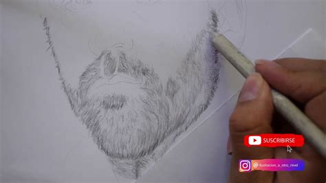 Cómo hacer barba FÁCIL como dibujar una BARBA REALISTA con canas