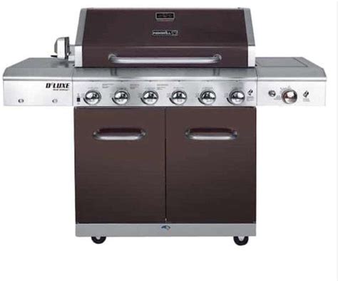 Nexgrill Deluxe Burner Propane Gas Grill In Mocha With Ceramic