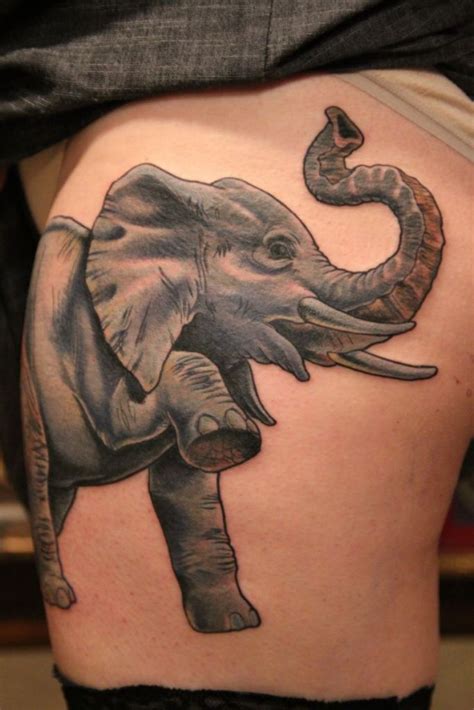 50 Original Elephant Tattoo Designs 7 Is Genius Elephant Tattoo Design Realistic Elephant