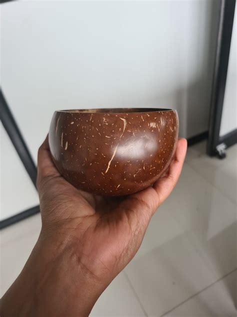 Brown Natural Coconut Shell Bowl Size Ml To Ml Size