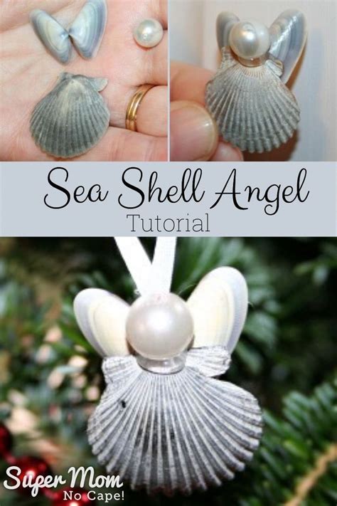 Sea Shell Angel Tutorial Seashell Crafts Seashell Christmas