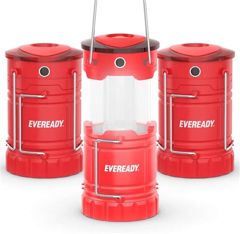 Amazon Eveready LED Camping Lantern 360 PRO 3 Pack Super Bright