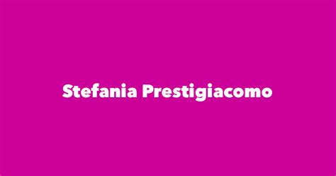 Stefania Prestigiacomo Spouse Children Birthday And More