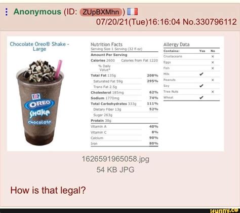 Anonymous Id Upbxmin No Chocolate Shake Nutrition