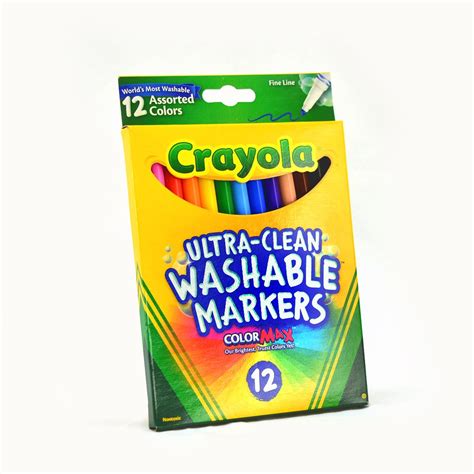 MARCADOR LAVABLE 12 COLORES CRAYOLA Útiles de Honduras