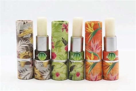 Lip Gloss Tube Box Packaging Lip Balm Cylinder Container Wholesale