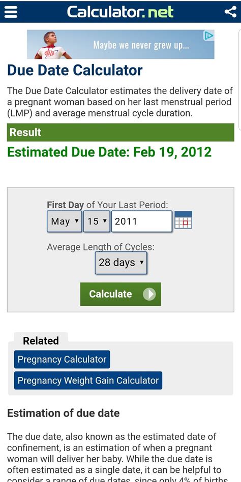 Period Cycle Length Calculator Feenadalyana