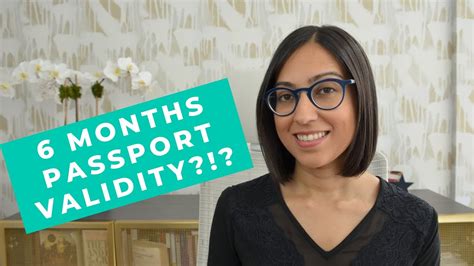 6 Month Passport Validity Rule Can I Travel With Less Than 6 Months Left On My Passport Youtube