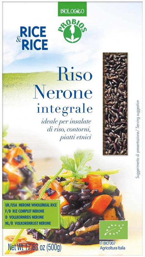 Riso Nerone Integrale Rice Rice Probios Naturas