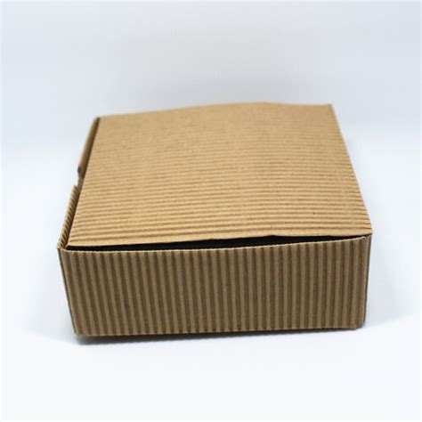 Single Wall Ply Rectangle Kraft Corrugated Boxes For Gift Crafts