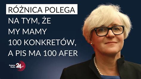 Poranek Polskiego Radia 24 Joanna Kluzik Rostkowska YouTube