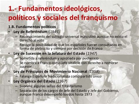 Sociales Y Lengua Las Leyes Fundamentales Del Franquismo