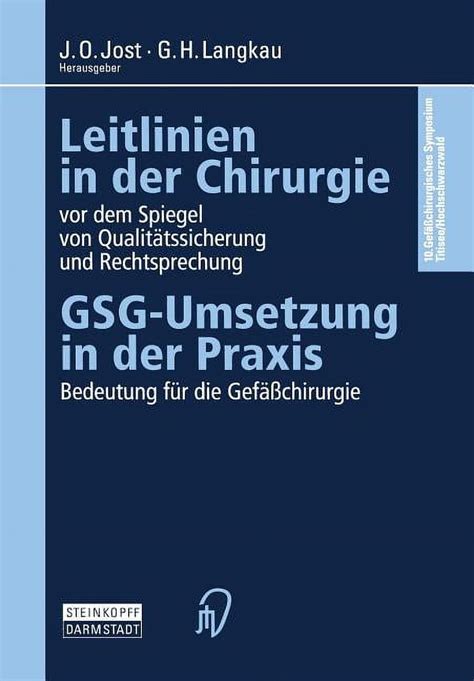 Leitlinien In Der Chirurgie Vor Dem Spiegel Von Qualit Tssicherung Und