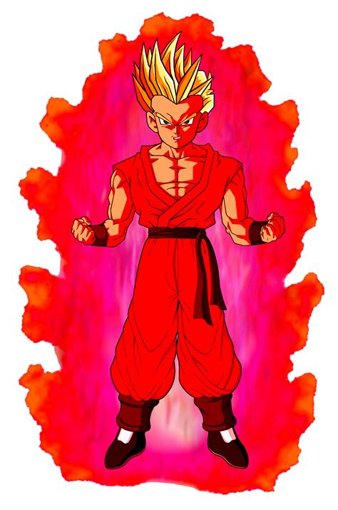 Super Kaioken Future Goten By Majorleaguegamintrap On Deviantart