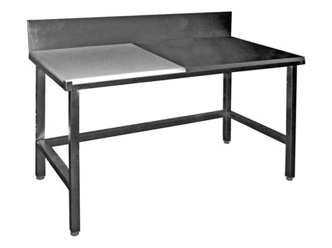 Table De D Coupe Inox L G Inox X Mm Conforama