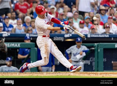 Philadelphia Phillies Trea Turner Hits A Grand Slam Home Run During