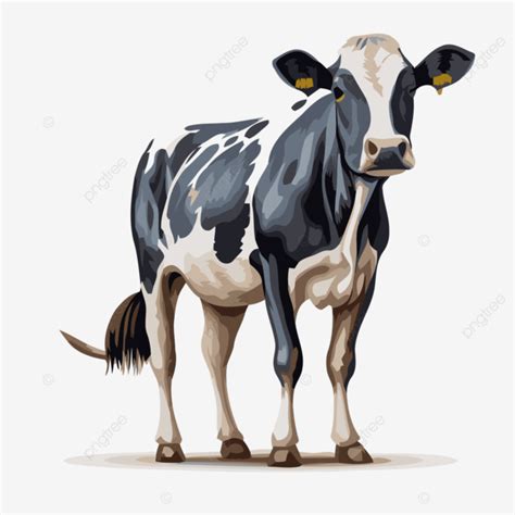 Vaca Holstein Vector Png Dibujos Pegatina Clipart Cara De Vaca Png Y