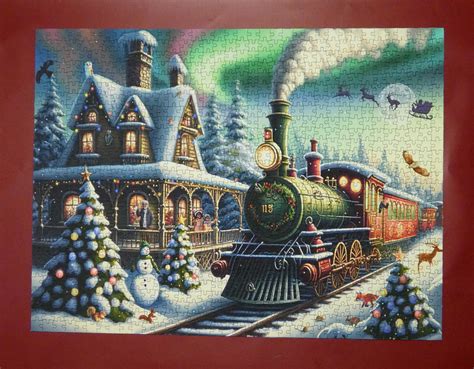 The Christmas Train 1000 Piece Jigsaw Puzzle | All Jigsaw Puzzles UK