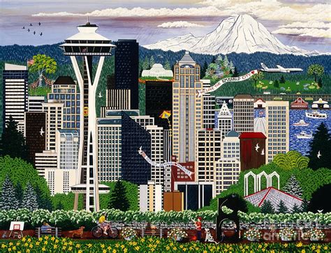 The Emerald City Seattle by Jennifer Lake