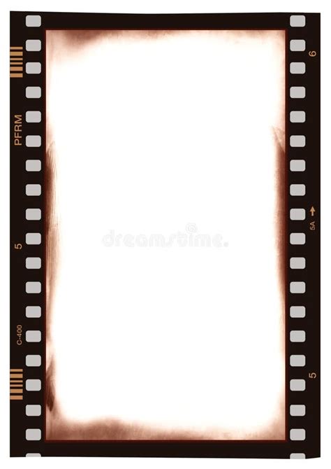 Polaroid Frames And Grunge Negative Film Set Stock Illustration