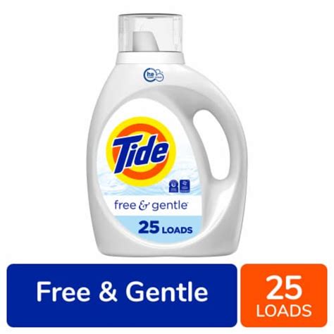 Tide Free Gentle Unscented Liquid Laundry Detergent 34 Fl Oz King