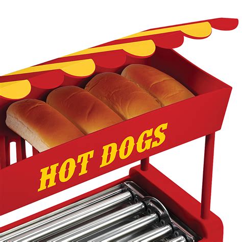 Best Buy: Nostalgia HDR8RY Hot Dog Roller and Bun Warmer, 8 Hot Dog and ...