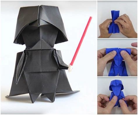 How To Make Origami Darth Vader Star Wars Origami Darth Vader