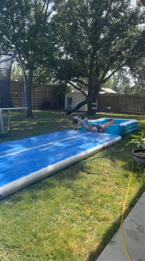 Diy Water Slide Fun Summer Activity