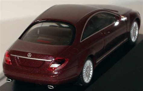 Mercedes Benz Cl Coup C Carneolrot Met Werbemodell Herpa