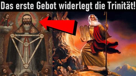 Das erste Gebot widerlegt Trinität Gott kennt sich am besten