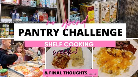 NO SPEND GROCERY CHALLENGE HOW TO SAVE MONEY ON GROCERIES PANTRY