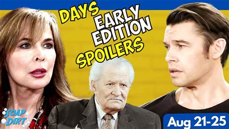 Days Of Our Lives Early Weekly Spoilers August Xander Tricked