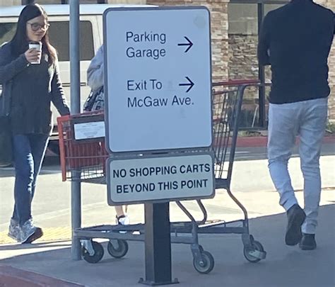 No shopping carts : r/ironicsigns