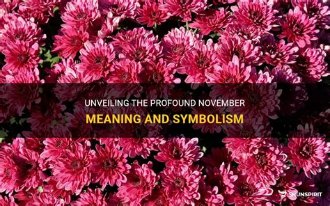 Unveiling The Profound November Meaning And Symbolism Shunspirit