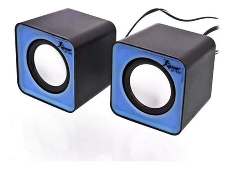 Parlante Knup Importacao Caixa De Som Usb 2 0 6W Rms Azul Knup Caixa De