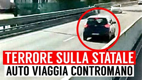 TERRORE SULLA STATALE AUTO GUIDA IN CONTROMANO SULLA ROMA FIUMICINO