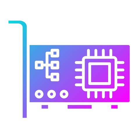 Netzwerk Schnittstellen Karten Vektor Symbol Kann Für Computer Und