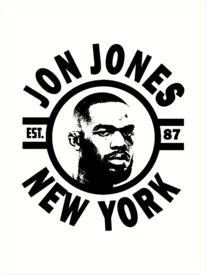 "Jon Jones" Art Print by FightZoneUltra | Redbubble