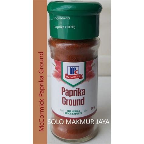 Mccormick Mc Cormick Paprika Ground Bumbu Bubuk 30 G Lazada Indonesia