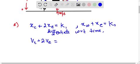 Solved Problem The Elevator Shown In The Figure Moves Downward