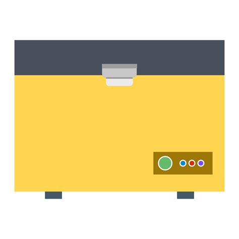 Deep Freezer Vector Icon 348599 Vector Art At Vecteezy