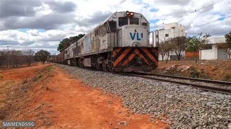 Trem Vag Es Hfd Carregados Magnesita No Corredor Minas Bahia