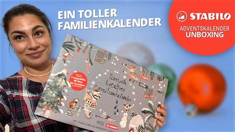 Stabilo Adventskalender 2022 Unboxing Adventskalender 2022 Unboxing L