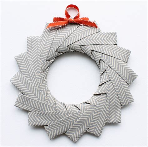 Diy Origami Wreath Tutorial Paperiaarre