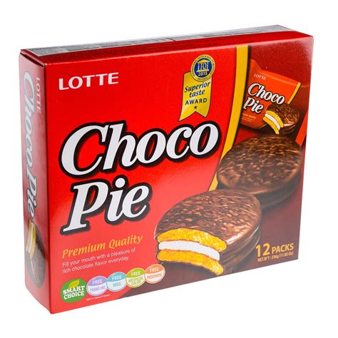 Prajitura Choco Pie LOTTE 12x28g 336g LOTTE ᐈ AsianFood