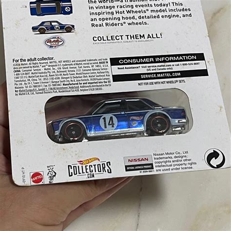 Hot Wheels RLC Redline Club Datsun Bluebird Real Riders XX Hobbies Toys Toys