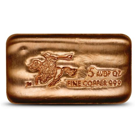 Buy Oz Silvertowne Pony Copper Bar New Bullionmax