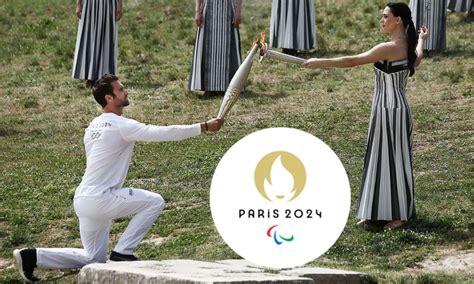 ¡se Encendió La Llama Olímpica De París 2024