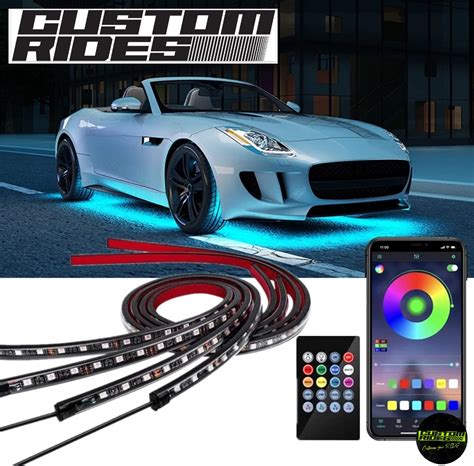 Car Underglow Light Flexible Strip LED Underbody Lights - Remote or ...